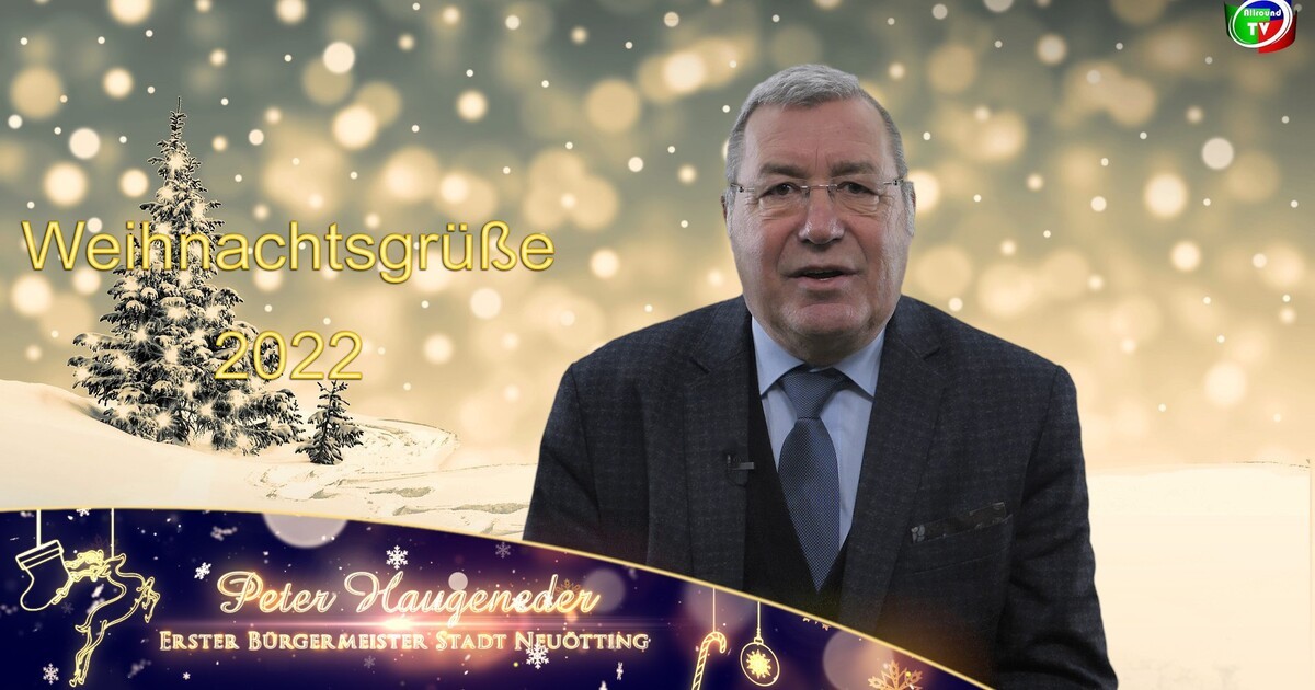 Weihnachtsansprache 2022 von Peter Haugeneder Allround TV